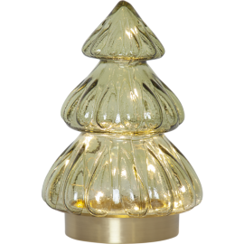 ABETE DECORASJON TRE GLASS GRØNN