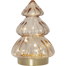 ABETE DECORASJON TRE GLASS BEIGE