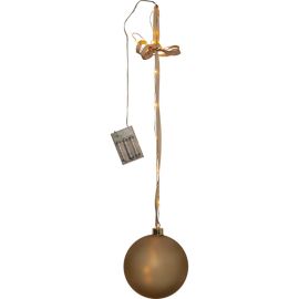 BLISS glasskule 15 cm gull timer/batteri_460-61