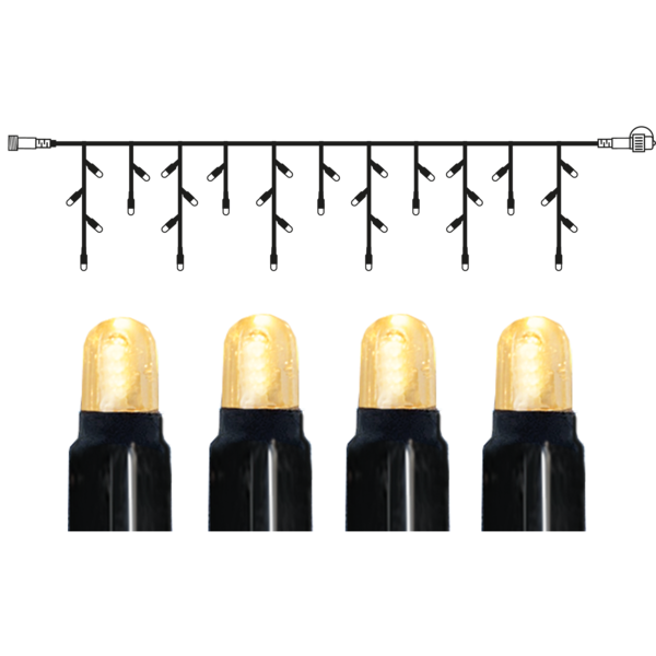 System Led 3m istapp ext varmhvit