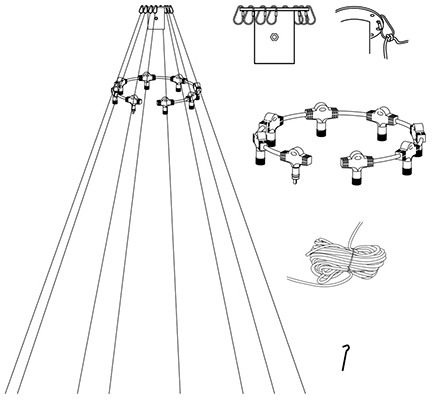 SYSTEM LED flaggstangoppheng_466-20