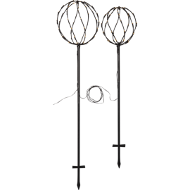 SPHERE DEKORASJON 2-PK
