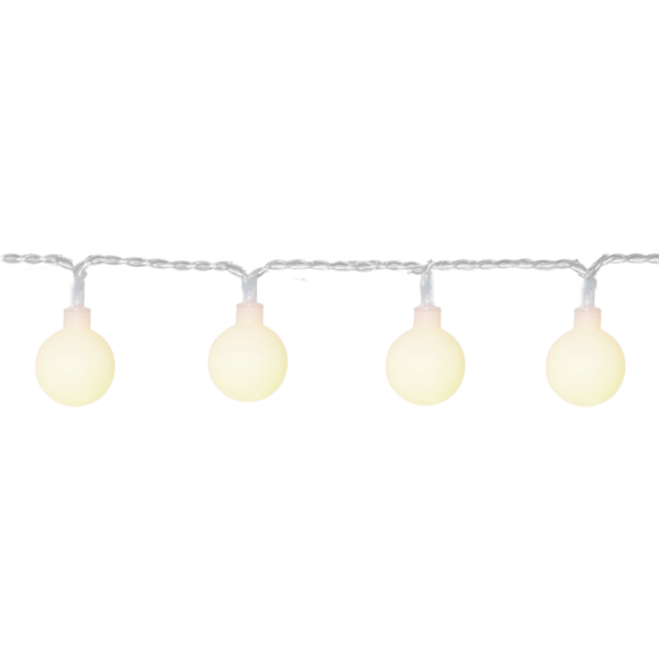 BERRY slynge 50-lys hvit. 7,35m_476-43