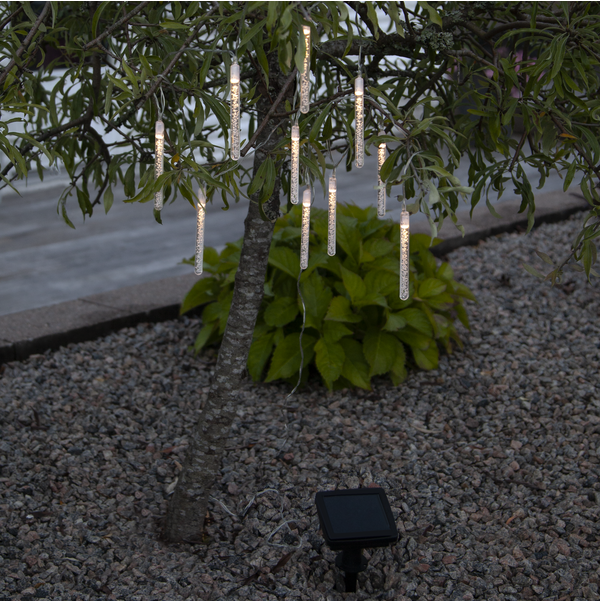 BUBBLY solcelle slynge 10-LED multi