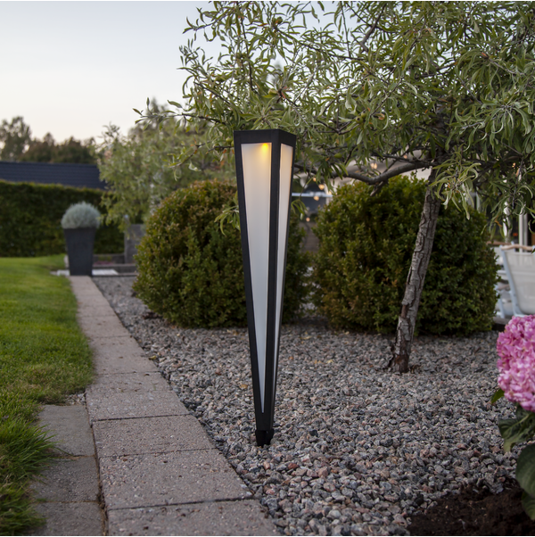 PYRAMIS solcelle dekorativ fakkel