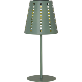 SOLA BORDLAMPE SOLCELLE GRØNN