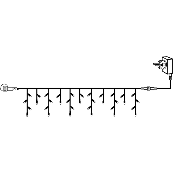 SYSTEM 24 istapp 49-lys start 3m varmhvit_492-72