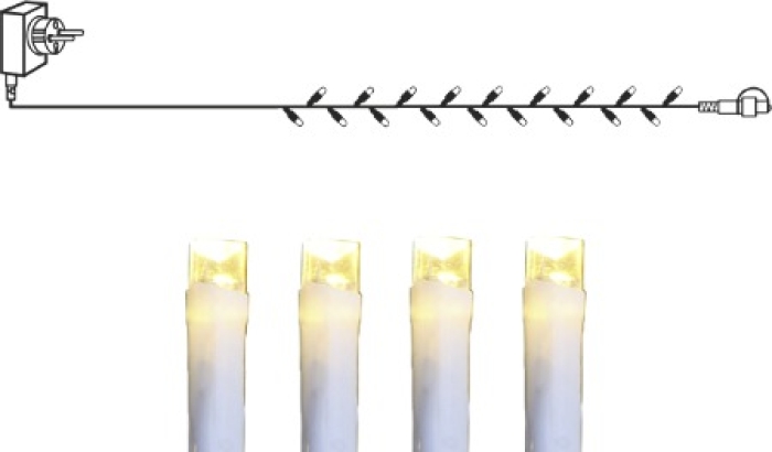 System Decor 100-lys start hvit kabel varmhvit_495-18