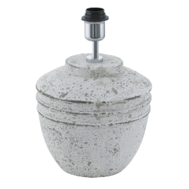 DUMPHRY 1 BORD GRÅ KERAMIKK 1x60W E27