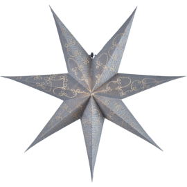 DECORUS501-20 stjerne 63 cm sølv