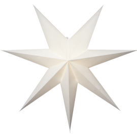 PLAIN stjerne 75 cm u/oppheng hvit