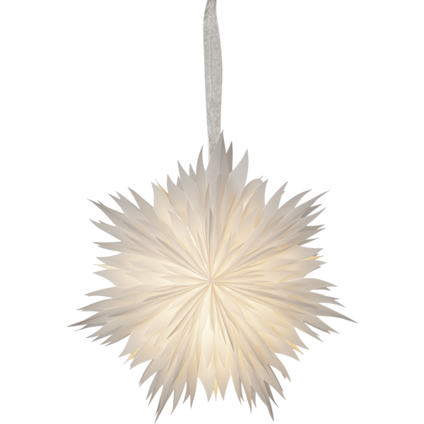 DIS papirstjerne 45 cm hvit