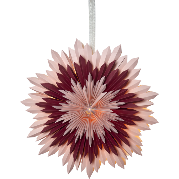 ICE501-83 stjerne 50 cm rosa