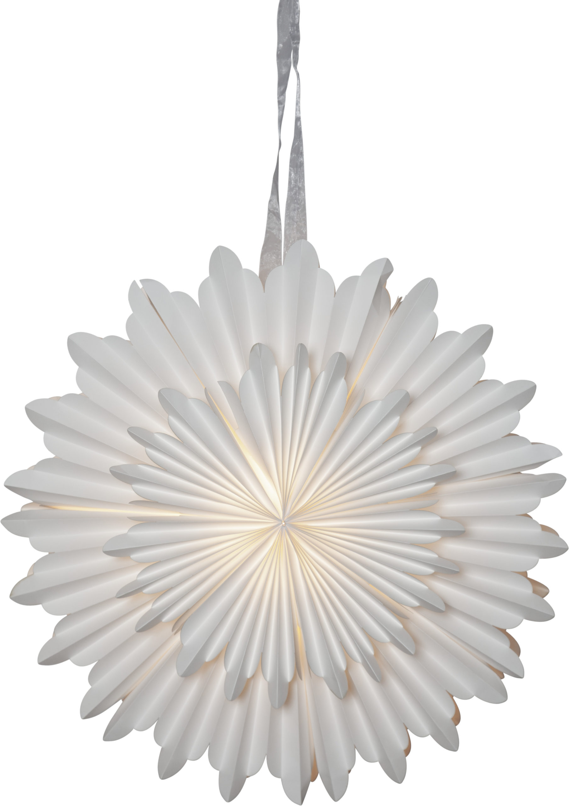 CRYSTAL501-88 stjerne 50 cm hvit