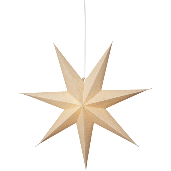 COTTON STJERNE 60 CM BEIGE_502-10-1