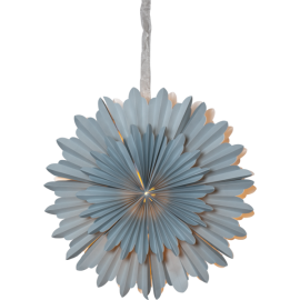 CRYSTAL502-13 papirstjerne 50 cm blå
