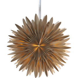 WINTER papirstjern 60 cm beige