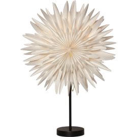 WINTER502-28 stjerne på fot hvit m/mønster