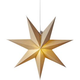 PLAIN STJERNE 45 CM BEIGE U/OPPHENG_502-57