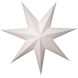 MIKA STJERNE 90 CM HVIT