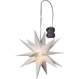 ALICE STJERNE 1M UTENDØRS HVIT M/TIMER_505-12