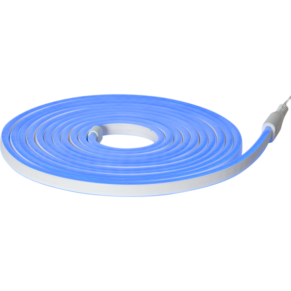 FLATNEON roplight dobbelsidig 5 m blå