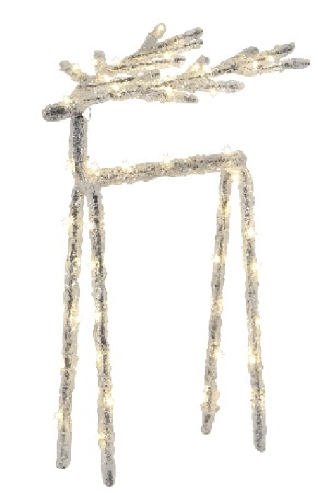 Rein acryl 30 cm 50-lys B/O transparent