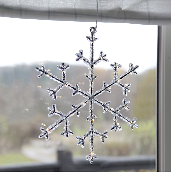 ICY SNOWFLAKE hengende 32 cm