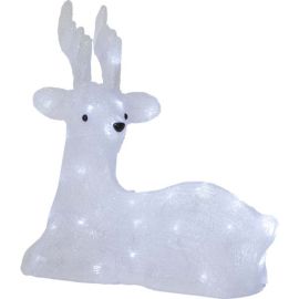 CRYSTALO reinsdyr liggende transparent_587-15