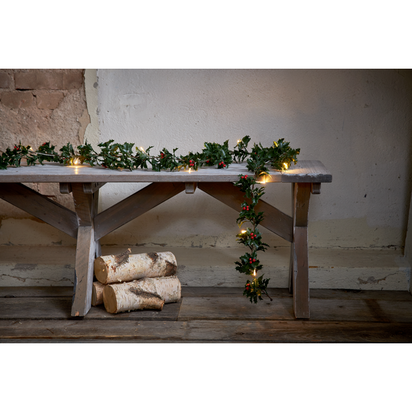 HOLLY girlander m/røde bær