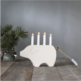 GRY STAKE 4-LYS HVIT