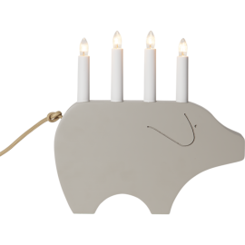 GRY STAKE 4-LYS GRÅBEIGE