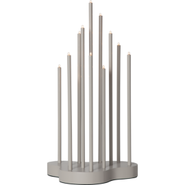 BUZZ OVAL STAKE 12-LYS GRÅBEIGE