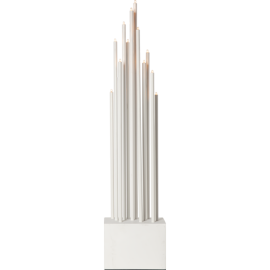 BUZZ STAKE HØY 12-LYS HVIT