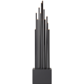 BUZZ STAKE HØY 12-LYS GRAFITT