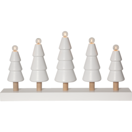 SKOG STAKE 5-LYS HVIT