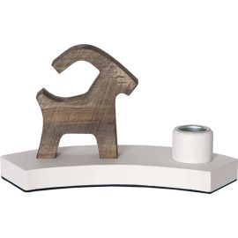 BRUSE LYSESTAKE HVIT/BRUN_656-89-1