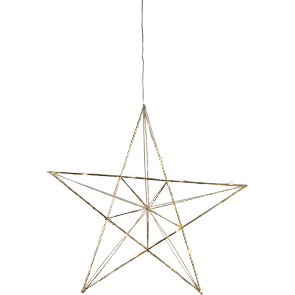 LINE stjerne messing