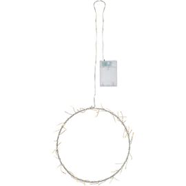 POPPY HENGENDE KRANS 20 CM BATTERI/TIMER_691-33