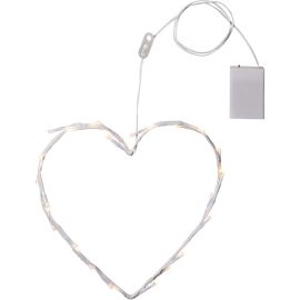 CRISPY hengende hjerte 27x27 cm batteri/timer_691-34
