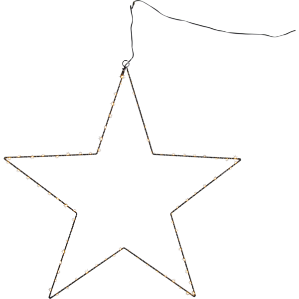 MIRA metallstjerne m/dew drops LED 70 cm