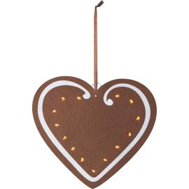 MERRY hengende dekorasjon hjerte, batteri/timer_701-09