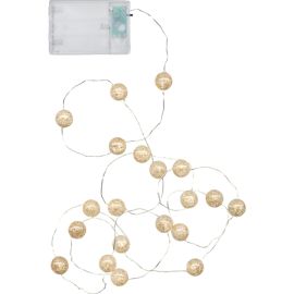 MARBLE slynge varmhvit/sølv batteri/timer_726-32