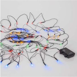 AKKU nett 80-lys multi 0,8x1,5m batteri/timer svart kabel_727-57