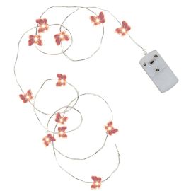 BUTTERFLY slynge rosa 12-lys battteri_728-23