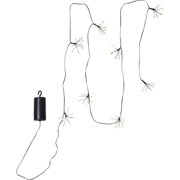 FLOWER slynge bukett svart batteri/timer_729-27