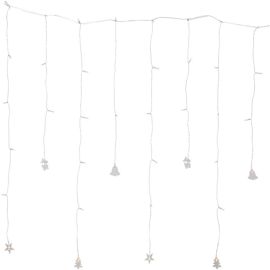 DECY gardin 40-lys 100 cm transp kabel batteri/timer_729-30