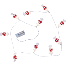 BONBON SLYNGE 10-LYS BATTERI/TIMER