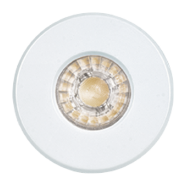 TINUS INNEB. IP44/IP20 LED 5W Ø85 HVIT
