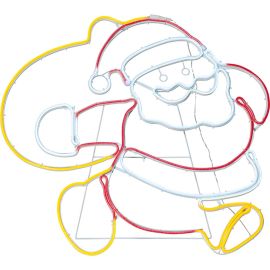 NEOLED siluett stående/vegg nisse_807-49